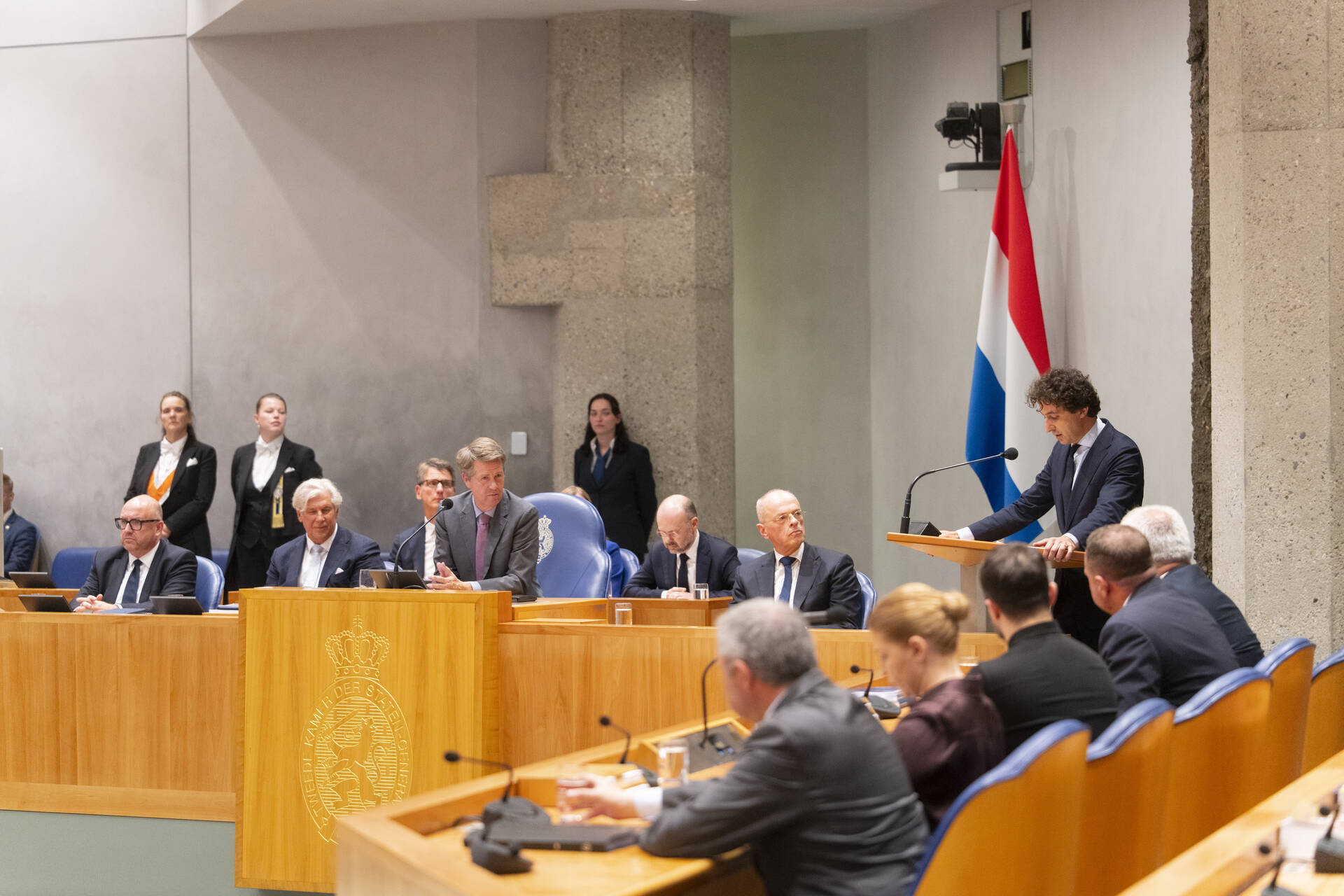 Tweede Kamerlid Klaver aan het woord