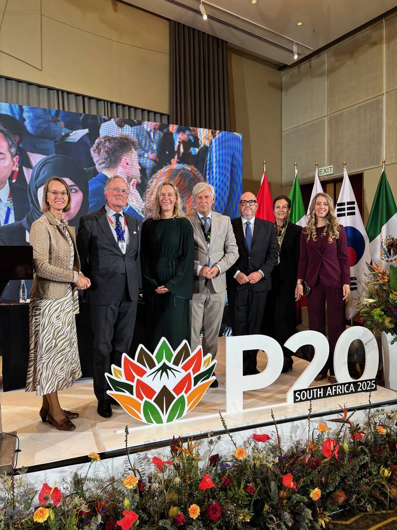 De delegatie van de Eerste en Tweede Kamer