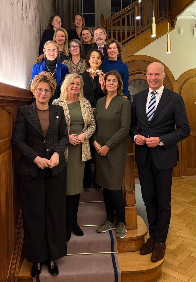 De delegatie bij de Nederlandse permanente vertegenwoordiger bij de Raad van Europa