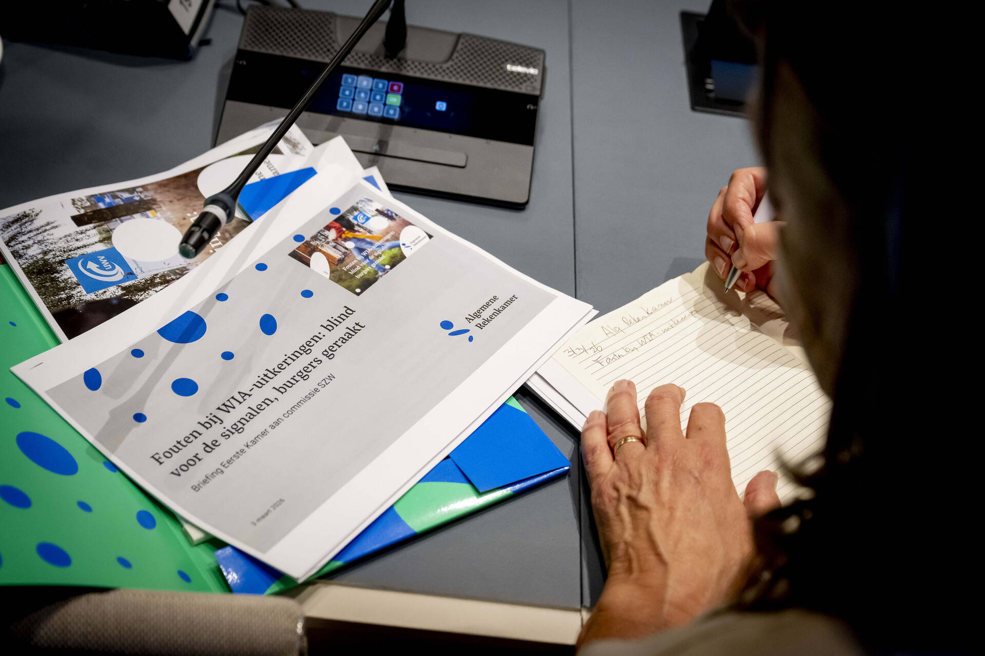 De commissie SZW ontvangt een technische briefing over het rapport 'Fouten bij WIA-uitkeringen'