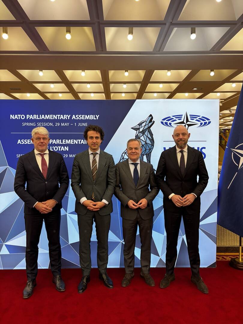 De Nederlandse delegatie bij de NAVO PA in Vilnius