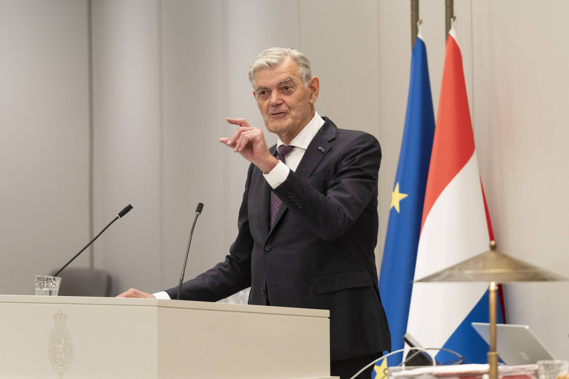Martin van Rooijen (50PLUS) toonde zich kritisch over de AOW-plannen van de regering
