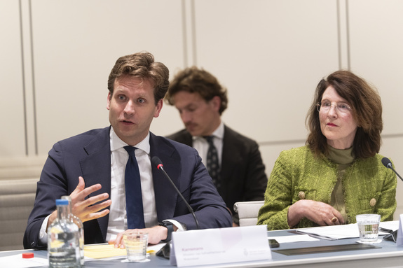 De commissie I&W/VRO maakt kennis met minister Vincent Karremans en staatssecretaris Annet Bertram van Infrastructuur en Waterstaat