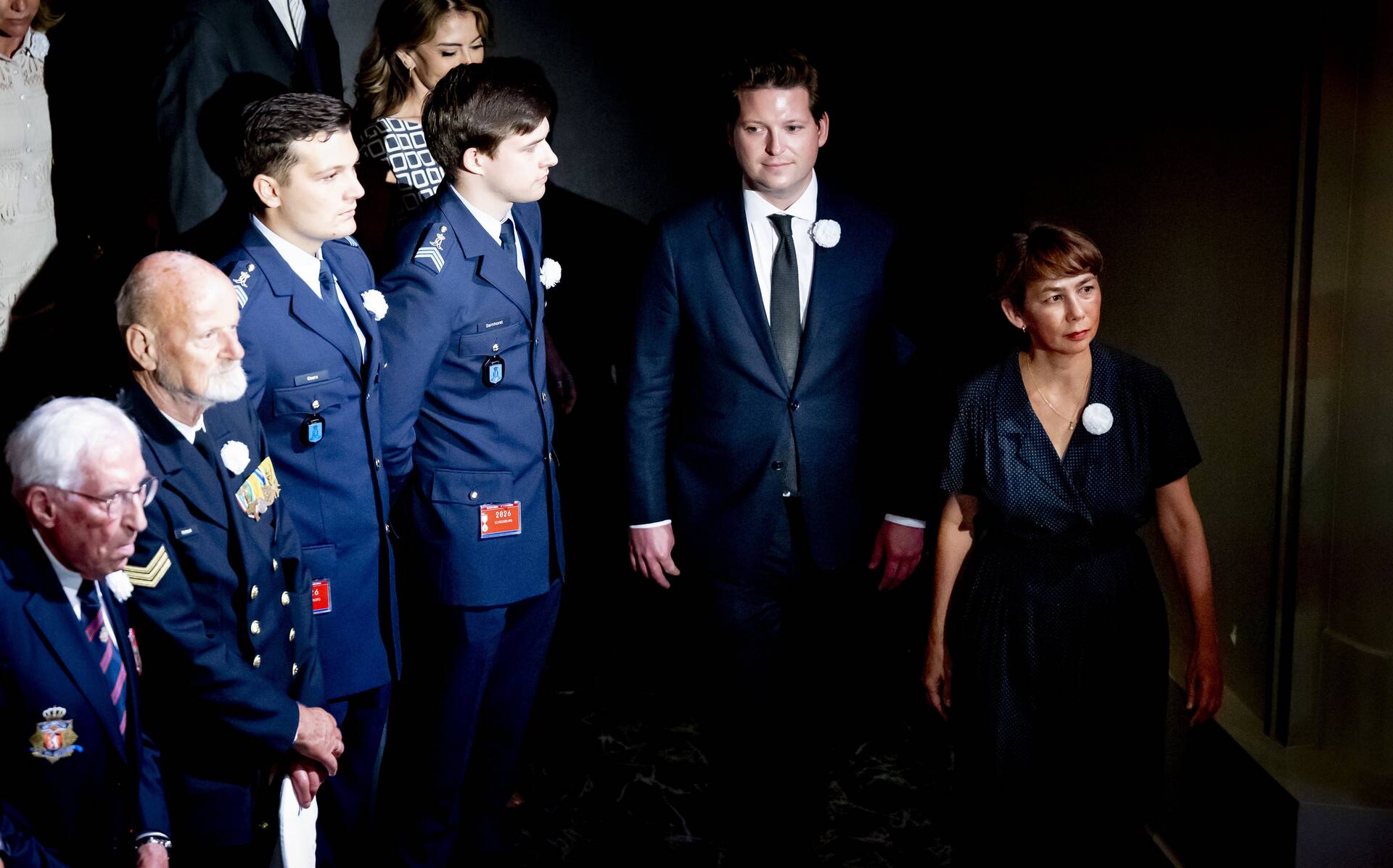 Kamervoorzitters aanwezig bij Veteranendag in de Koninklijke Schouwburg in Den Haag