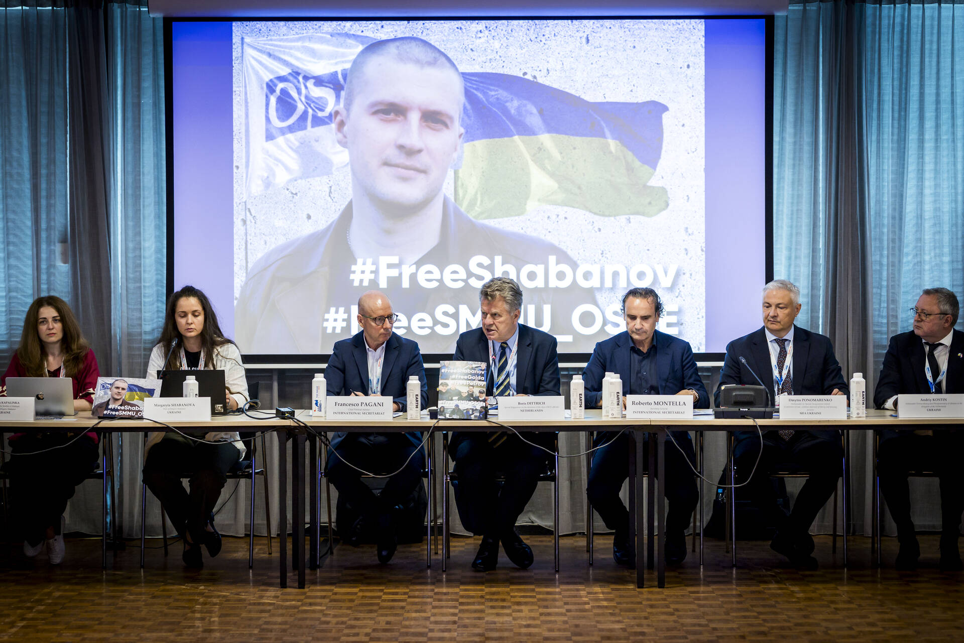 Side-event over de drie door Rusland gevangen genomen OVSE-officials